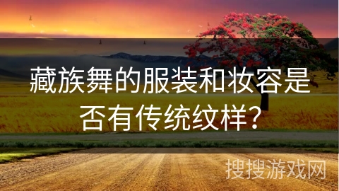 藏族舞的服装和妆容是否有传统纹样？