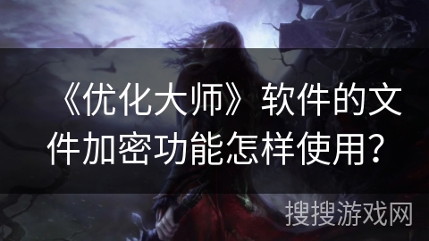 《优化大师》软件的文件加密功能怎样使用? 《优化大师》软件的文件加密功能怎样使用?