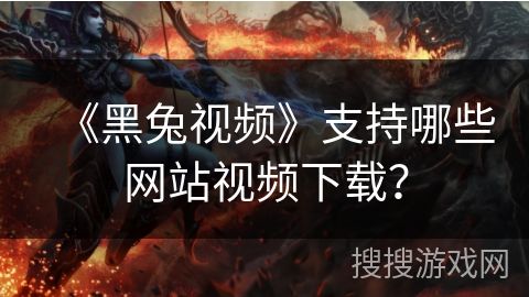 《黑兔视频》支持哪些网站视频下载? 《黑兔视频》支持哪些网站视频下载?