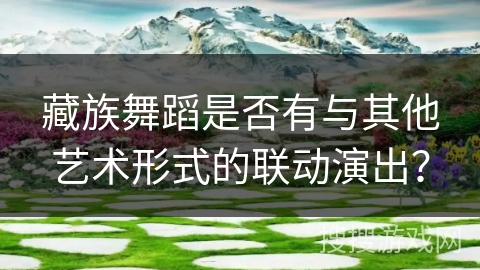 藏族舞蹈是否有与其他艺术形式的联动演出？