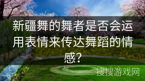 新疆舞的舞者是否会运用表情来传达舞蹈的情感？