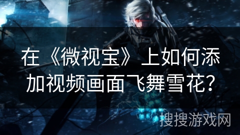在《微视宝》上如何添加视频画面飞舞雪花？