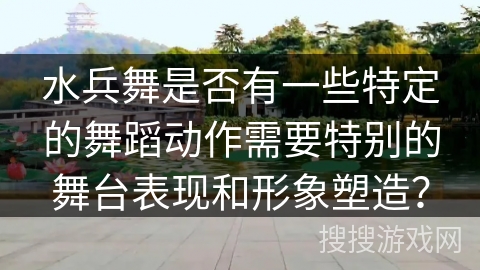 水兵舞是否有一些特定的舞蹈动作需要特别的舞台表现和形象塑造？