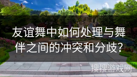 友谊舞中如何处理与舞伴之间的冲突和分歧？