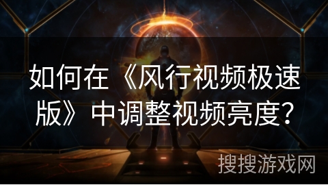 如何在《风行视频极速版》中调整视频亮度？