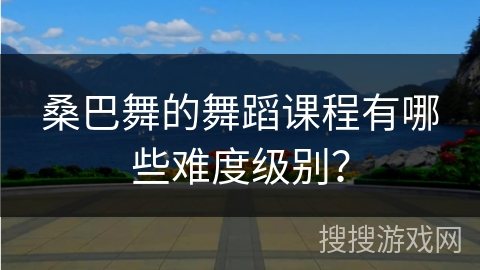 桑巴舞的舞蹈课程有哪些难度级别？