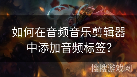 如何在音频音乐剪辑器中添加音频标签？