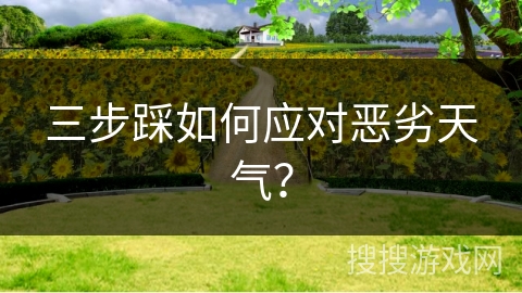 三步踩如何应对恶劣天气？