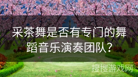采茶舞是否有专门的舞蹈音乐演奏团队？
