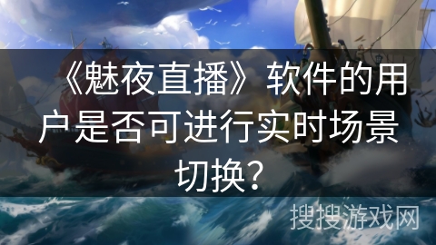 《魅夜直播》软件的用户是否可进行实时场景切换？