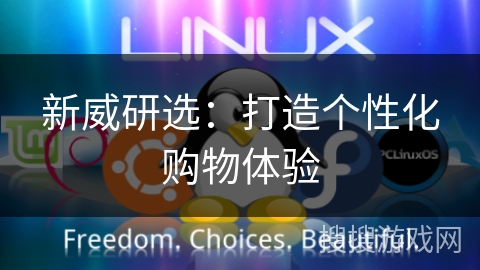 新威研选：打造个性化购物体验