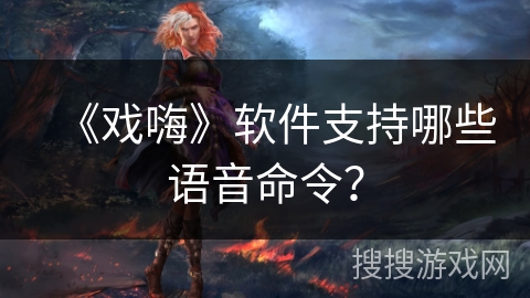 《戏嗨》软件支持哪些语音命令？