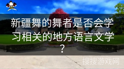 新疆舞的舞者是否会学习相关的地方语言文学？