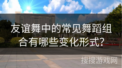 友谊舞中的常见舞蹈组合有哪些变化形式？