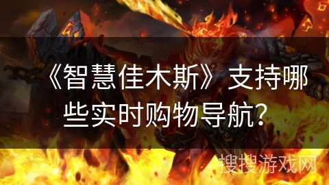 《智慧佳木斯》支持哪些实时购物导航？