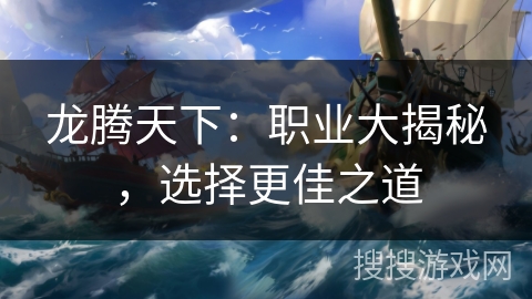 龙腾天下：职业大揭秘，选择更佳之道
