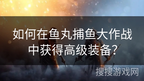 如何在鱼丸捕鱼大作战中获得高级装备？