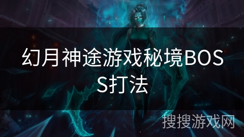 幻月神途游戏秘境BOSS打法