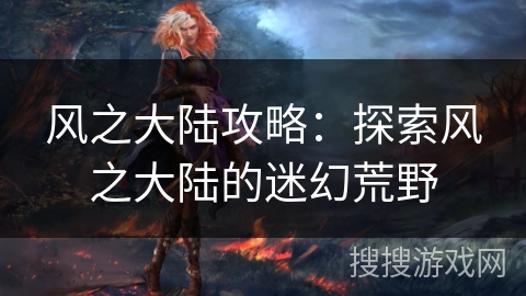 风之大陆攻略：探索风之大陆的迷幻荒野