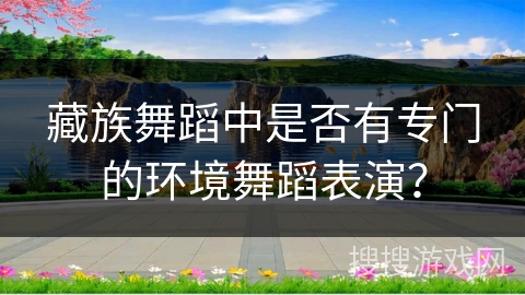 藏族舞蹈中是否有专门的环境舞蹈表演？