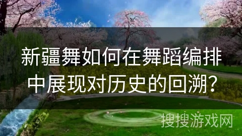 新疆舞如何在舞蹈编排中展现对历史的回溯？