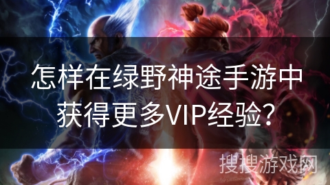 怎样在绿野神途手游中获得更多VIP经验？