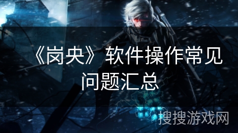 《岗央》软件操作常见问题汇总