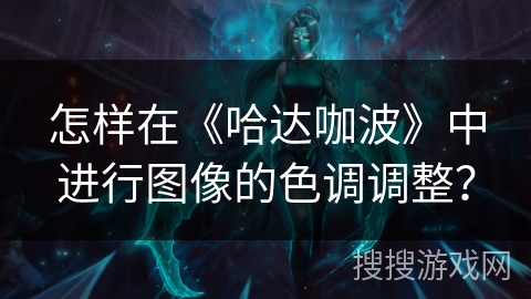 怎样在《哈达咖波》中进行图像的色调调整？