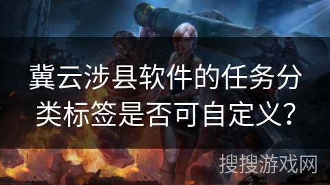 冀云涉县软件的任务分类标签是否可自定义？