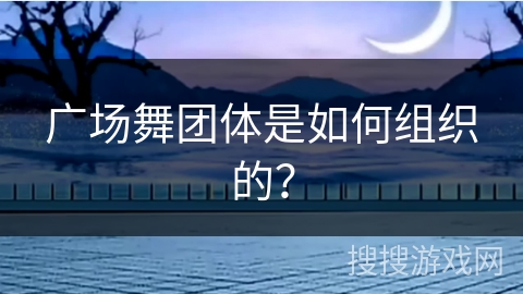 广场舞团体是如何组织的？
