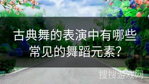 古典舞的表演中有哪些常见的舞蹈元素？