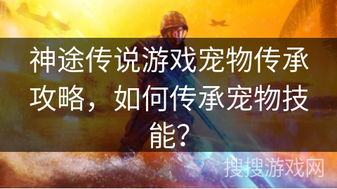 神途传说游戏宠物传承攻略，如何传承宠物技能？