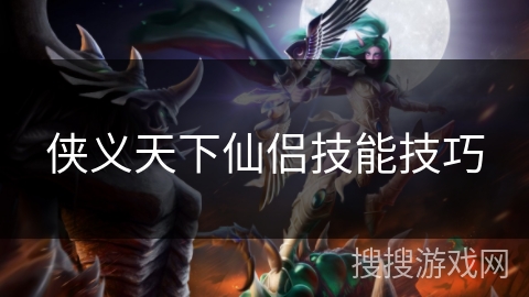 侠义天下仙侣技能技巧 侠义天下仙侣技能技巧