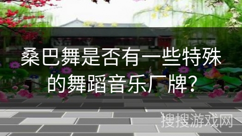 桑巴舞是否有一些特殊的舞蹈音乐厂牌？