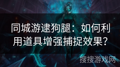 同城游逮狗腿：如何利用道具增强捕捉效果？