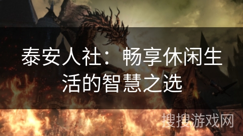 泰安人社：畅享休闲生活的智慧之选