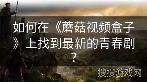 如何在《蘑菇视频盒子》上找到最新的青春剧？