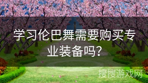 学习伦巴舞需要购买专业装备吗？