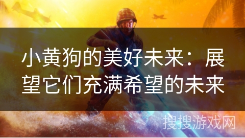 小黄狗的美好未来：展望它们充满希望的未来