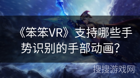 《笨笨VR》支持哪些手势识别的手部动画？