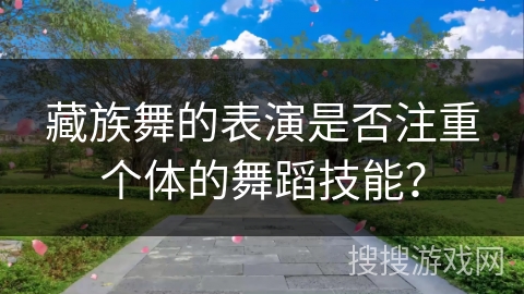 藏族舞的表演是否注重个体的舞蹈技能？