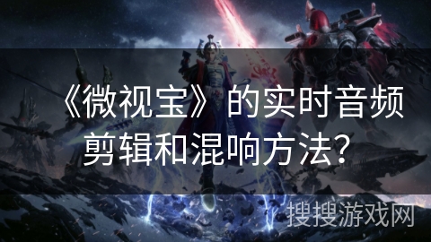《微视宝》的实时音频剪辑和混响方法？