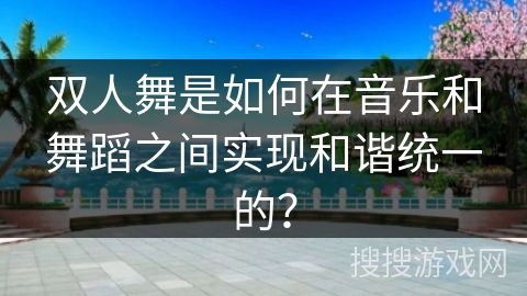 双人舞是如何在音乐和舞蹈之间实现和谐统一的？