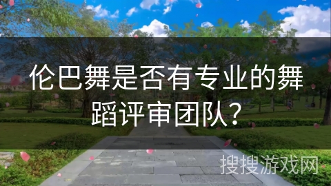 伦巴舞是否有专业的舞蹈评审团队？