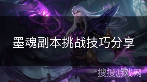 墨魂副本挑战技巧分享