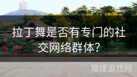 拉丁舞是否有专门的社交网络群体？