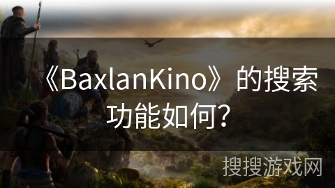 《BaxlanKino》的搜索功能如何？