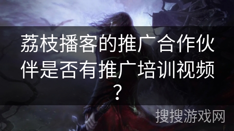 荔枝播客的推广合作伙伴是否有推广培训视频？