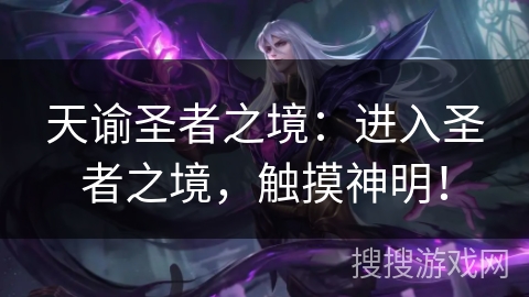 天谕圣者之境：进入圣者之境，触摸神明！