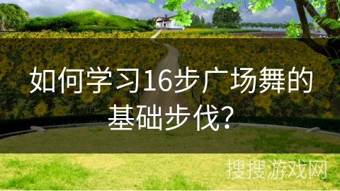 如何学习16步广场舞的基础步伐？